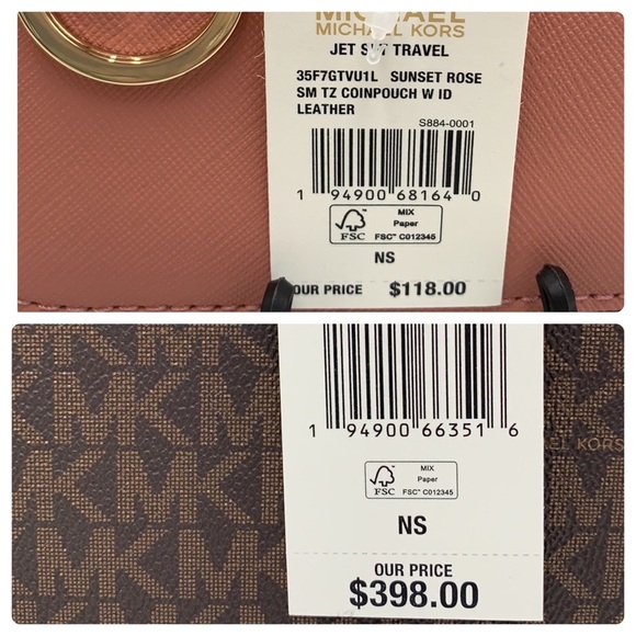 Michael Kors Avril Small Logo Top-Zip Satchel and Small Wallet Coinpouch Set - Picture 16 of 16